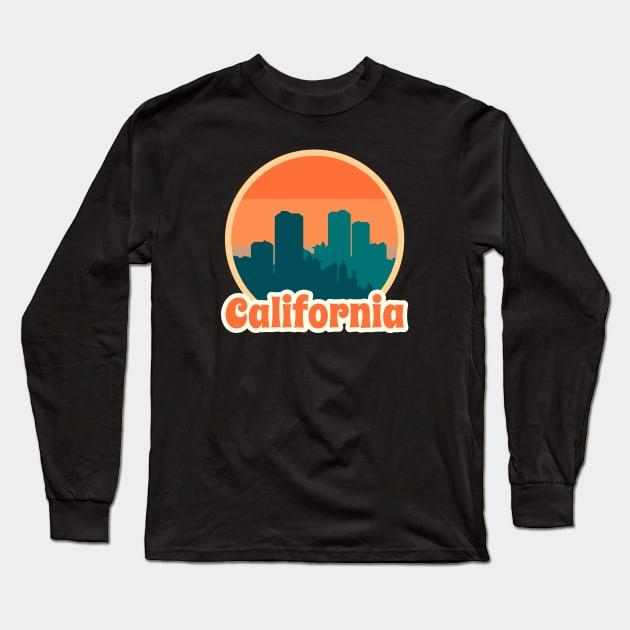 Vintage California Long Sleeve T-Shirt by Insert Place Here